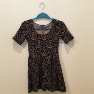 Short Sleeve Floral Dress